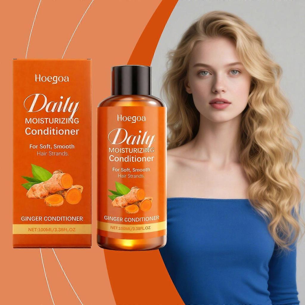 Hoegoa Ginger Soft Hair Conditioner Moisturizing Hair Improving Dry Hair Care Hair Scalp Hydrating Hair Root