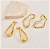 Unique Stainless Steel Stud Earring for Women, 18K Gold Color Plated Geometric Statement Earring Jewelry Wholesale