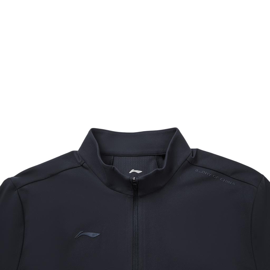 Li-Ning Honor Gold Standard Series Pullover Stand Collar Casual Versatile Soft Comfortable Long Sleeve T-Shirt Men Tops ATLW273-3