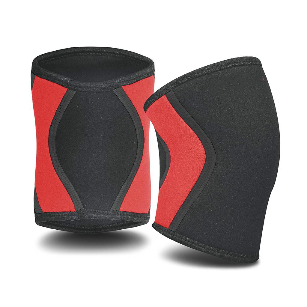 7MM Kniebandagen Unterstützung Verletzungsrehabilitation - Neopren Kniebandage Knieunterstützung für Kniebeugen, Laufen & Gym-Workout