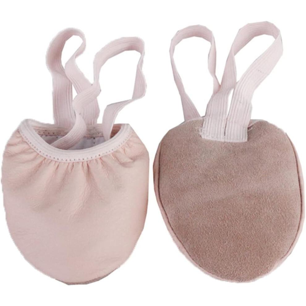 3pairs Half Toe Dance Shoes for Ballet Professional Elastic Band Non-slip Breathable Yoga Folk Dance Ballroom Shoes