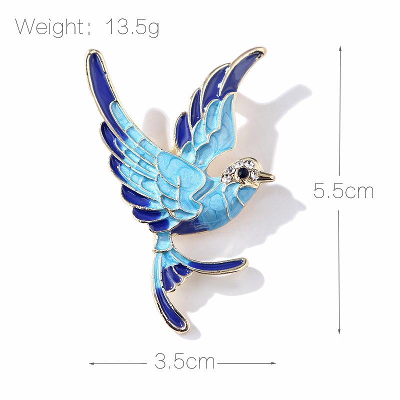 Kreative Niedliche Legierung Tropföl Tier Pflanze Perlen Brosche Persönlichkeit Blendfreier Schnallen Schmuck Brosche für Damen
