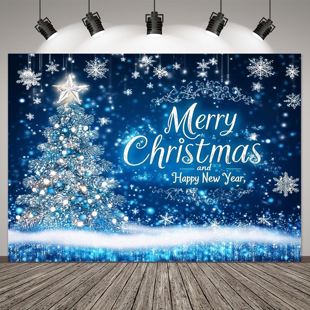 1Pcs Festive Polyester Christmas Decoration Background Winter Backdrop Decorations For Photo Studio Photo Booth Christams Party