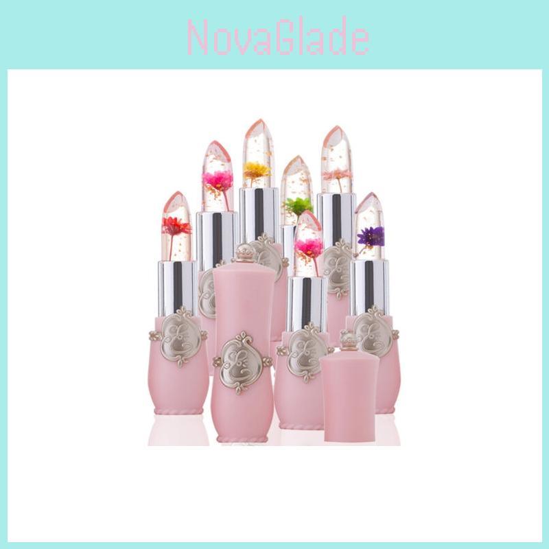 Premium Quality Flower Lipstick With Long-lasting Color-changing Magic Jelly Formula