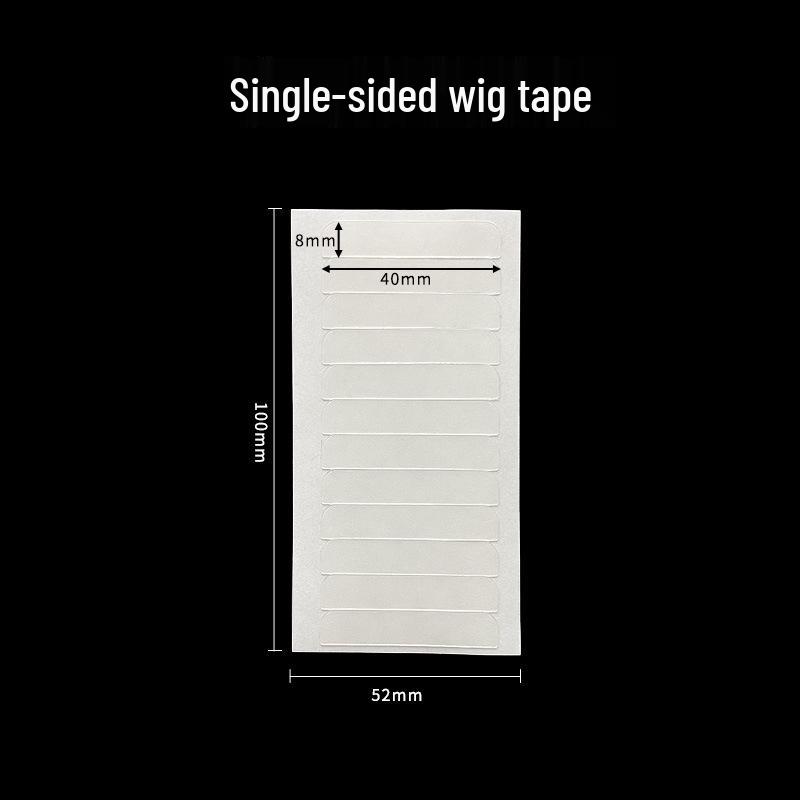 Waterproof Single-Sided Wig Adhesive Film - Sweatproof, Thin-Type Sticker for Fixing with Double-Sided Tape.