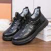 Fleece and Thickened Cotton Boots, Fashionable Men's Cotton Shoes, Warm Snow Boots, Dad's Shoes