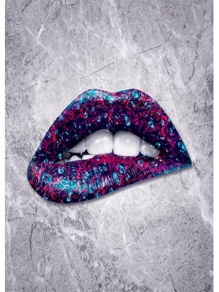 Nordic Abstract Sexy Lips Poster and Prints Neon Effect Graffiti Priceless Lips Canvas Painting Pictures For Home Shop Decor