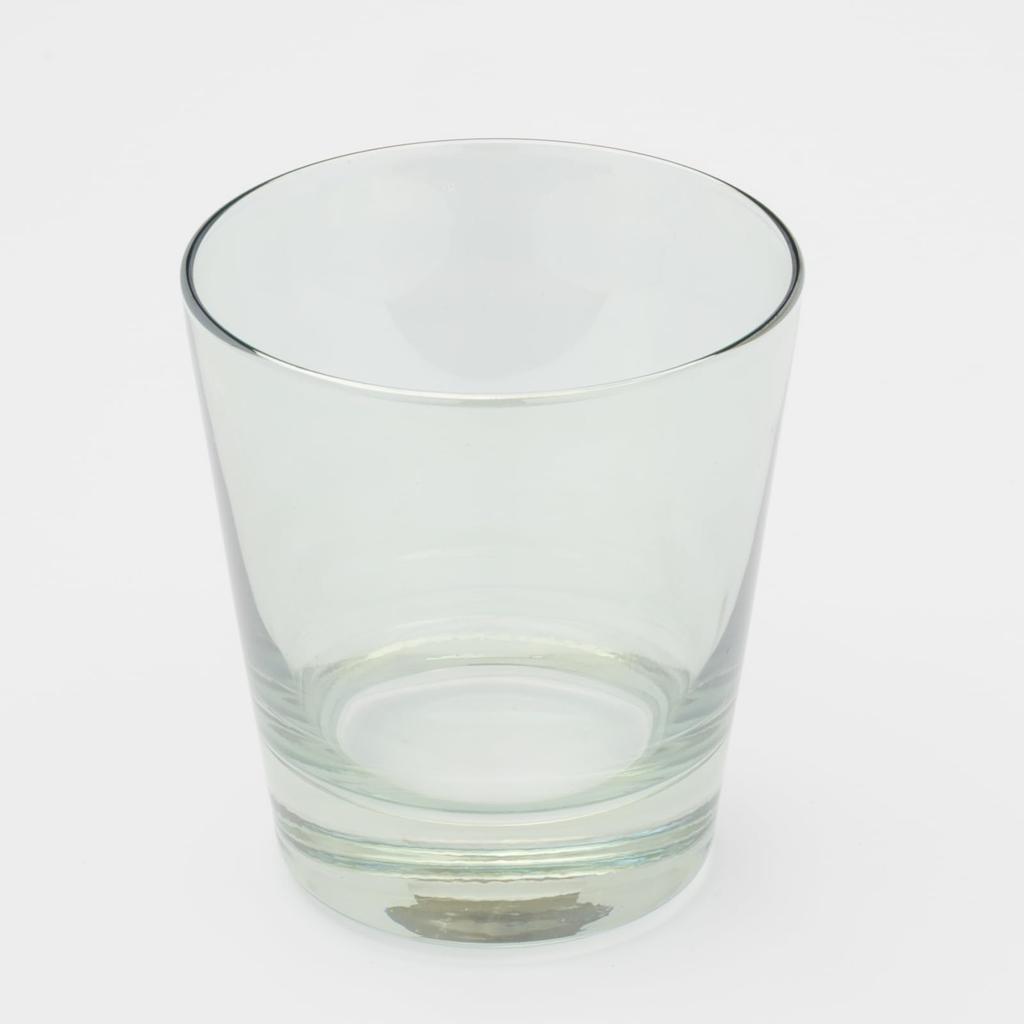 Otsuka Glass "Pinsale" Rocks Glass, Old Style, Approx. 210ml, Green, Made in Japan, 6278-724-4-1P