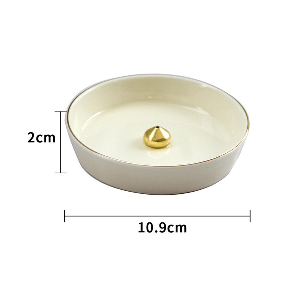 Flower Stick Incense Burner and Cone Incense Holder Cone Coil Incense Burner with Detachable for Home Office Yoga Meditation