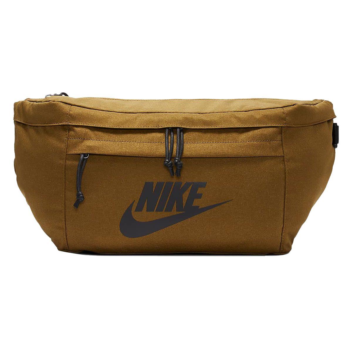 Nike Tech Hip Pack Multifunctional Letter Logo Print Zipper Closure Unisex Hip Pack Olive-Green BA5751-368 Olive Green