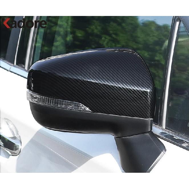 For Subaru XV Crosstrek Impreza 2018- Carbon Fiber Rearview Mirror Covers Trim Side Wing Mirrors Cap Car Accessories