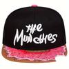 Unisex Letter Embroidery Watermelon Printing Hip-hop Hats Outdoor Adjustable Casual Baseball Caps Sunscreen Hat