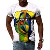 Impressionist Master Picasso Classic Oil Painting 3D HD Print Men And Women Art Taste Charm Short Sleeve Round Neck T-shirt Top