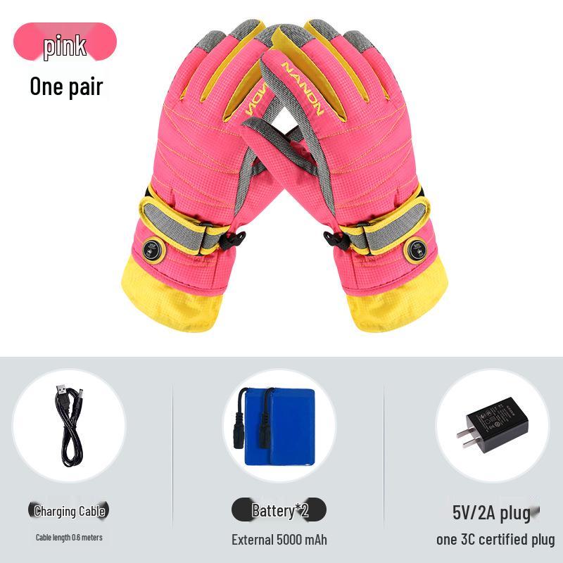 Waterproof Heated Ski & Riding Gloves: Windproof, Thickened for Cold Protection