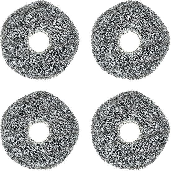 

Vacuum Accessories Kit Compatible with EUFY X9 Pro / X9 Series, Sweeper Robot Vacuum and Mop Cleaner Replacement Parts (2 Main Brushes Roller Brush 4 Mop Cloth Pads Cleaning