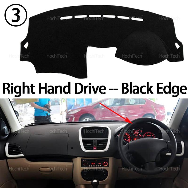 Für Peugeot 206 Plus + T31 2009 2010-2012 Auto Armaturenbrett Abdeckung Lichtschutzmatte Instrumentenbrett Abdeckung Matte Teppich Zubehör
