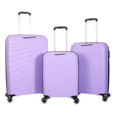 Set di 3 valigie in Polipropilene "Travel Light" - LYS Paris 2500/3 - Lilla