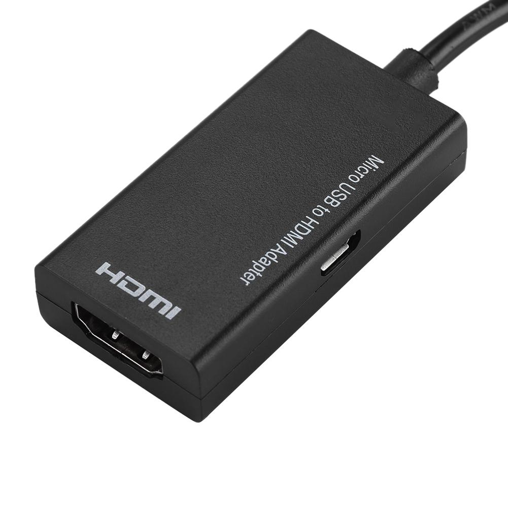 1080P Micro USB To HDMI Adapter 8 Channel Stereo Sound 5pin HDMI Video Adapter for Android