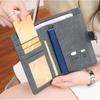 Korthållare Reseplånbok Plånbok Passklämma Bärbar PU-passväska Dam