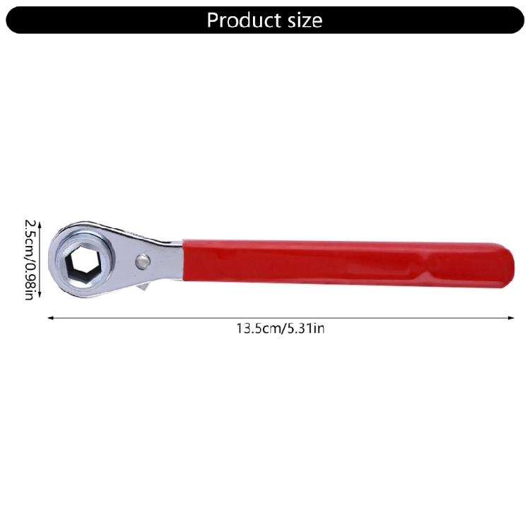 Easy Storage Ratchets Wrenches For Side Post Top Battery Terminals 5/16in 10mm Socket Convenient Design Terminals Ratchets Tool
