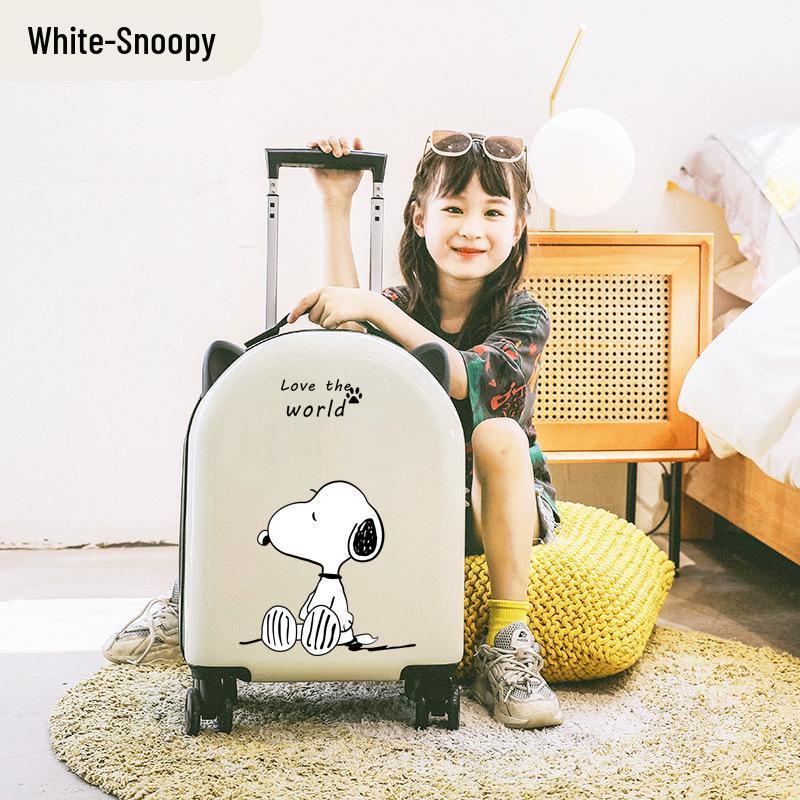 18-Inch Kids' Cartoon Trolley Suitcase with Combination Lock – Ideal Cabin Luggage for Boys and Girls