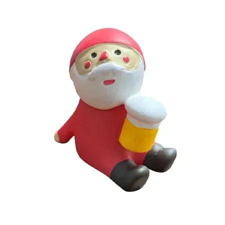 1pc Scene Decoration Christmas Series Bookshelf Decorationt Collectible Home Decoration Garden Resin Craft Toy Bonsai Ornaments