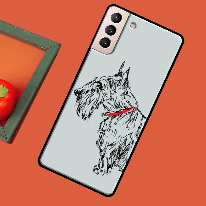 Westie Scottie Scottish Terrier Phone Case For Samsung Galaxy S23 S20 FE S21 Ultra Note 10 S9 S10 Plus Note 20 S22 Ultra Cover