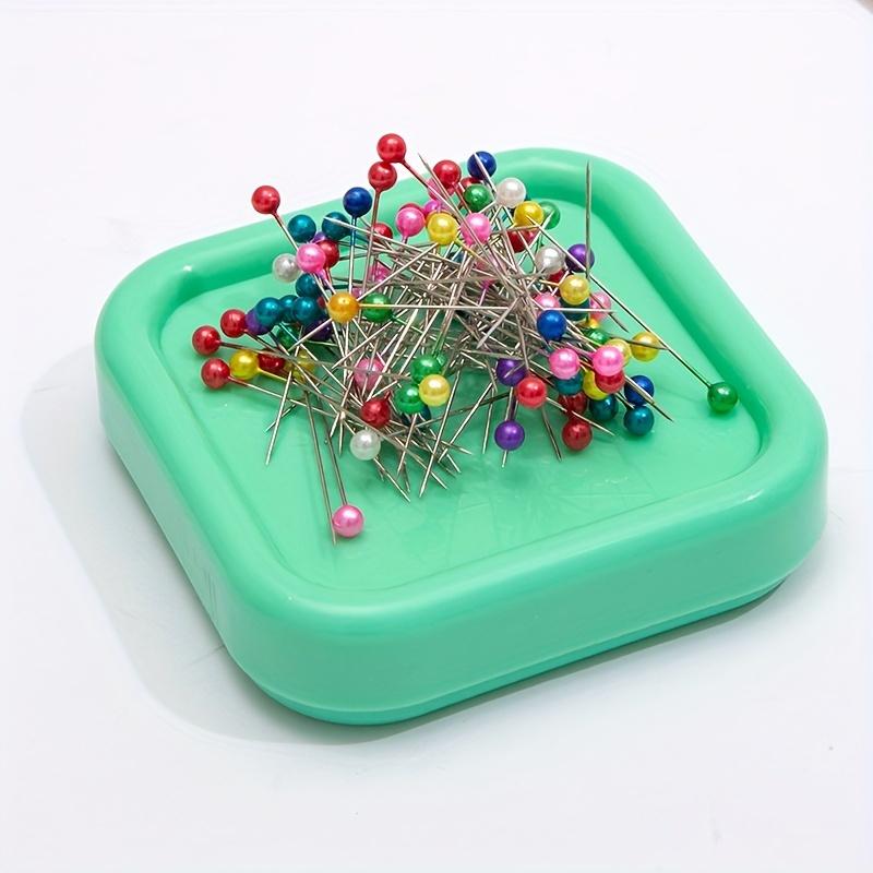 Magnetic Needle & Holder - Magnetic Base Suitable for Sewing Needles, Pins Storage, Plastic Magnetic Cushion for Sewing Table Organization, Craft Room