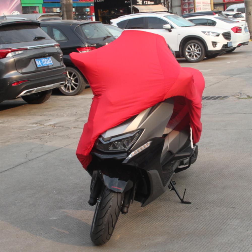 Evrensel Motosiklet Örtüsü Motosikletler için Tüm Hava Koşullarına Uygun, Toza Karşı Elastik Dış Mekan Tam Kapak