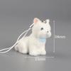 Cute Plush Dog Keychain Cartoon Pendant for Women Bag Fashion Animal Mobile Phone Backpack Keychains Accessories Friendship Gift