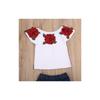 Entzückende Kleinkind Baby Mädchen Blumen Oberteile Jeansshorts Outfits Premium Qualität