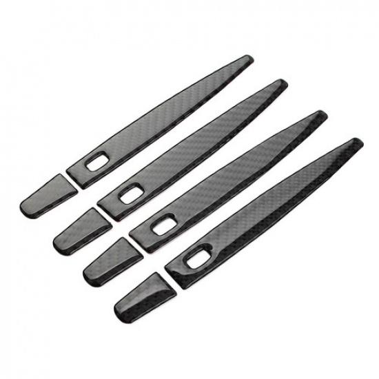 8x Outer Car Door Handle Cover Trim Black For Chevrolet Equinox 2018-