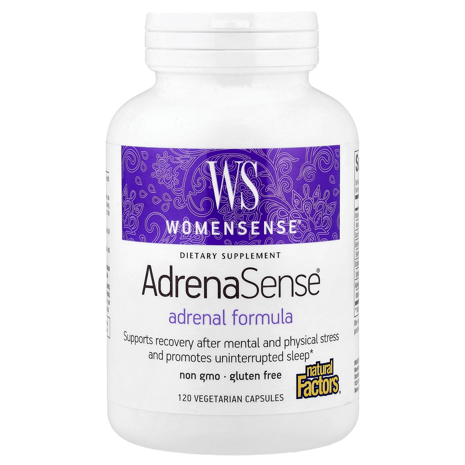 

Womensense, Adrenasense, Adrenal Formula, 120 Veggie Caps
