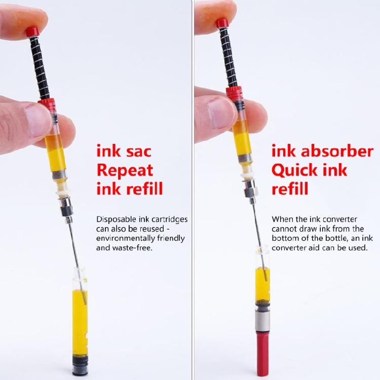 High Performances Ink Converter For 3.4mm Pen Featuring Transparent Design And Improved Ink Flow Control