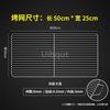 Stainless Steel 304 Food Grade BBQ Charcoal Grate Barbecue Grill Wire Net Mat Grid Mesh Net with Two Handles for Handy Use