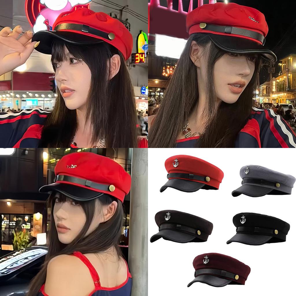 Wool Beret Hat Unisex Warm Sailor Hat Men and Women Hat Casual Wear Hat for Men and Women