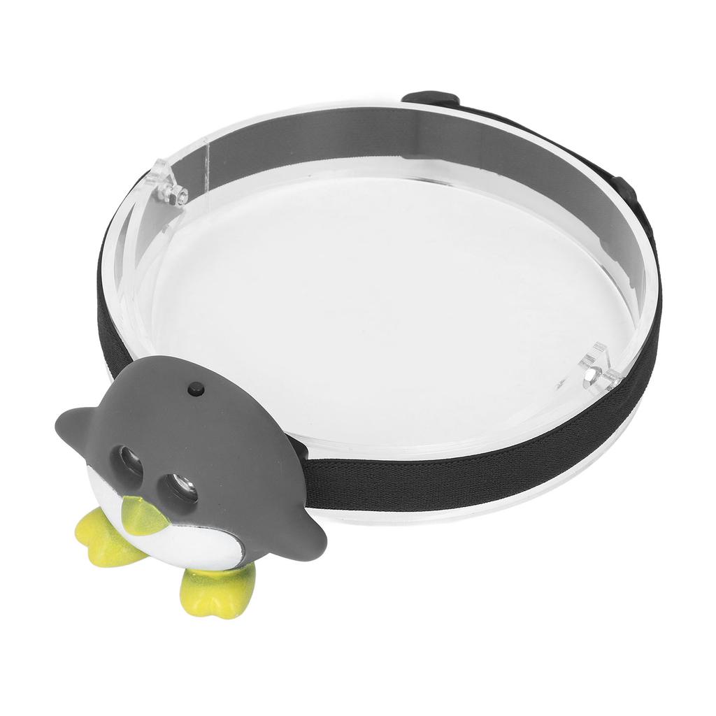 LED Animal Head Lamp 2 Modes Cute Lightweight Child Head Light for Reading Camping