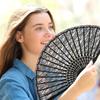 STOBAZA Folding Lace Hand Stylish Folding Handheld Perfect for Fireworks and Photo Radius Fan, Fan, Fan, Fan, Festivals, Displays, Summer,