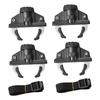 4x Car Roof Box Crab Clips Clamps Accessory Universal Fit Fits Slotted Rails