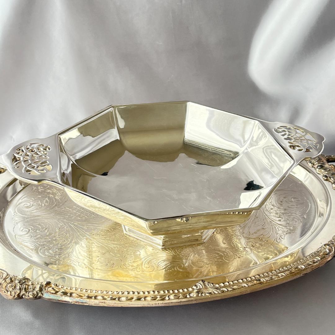 Used [Walker&Hall] Art Deco compote Art Deco