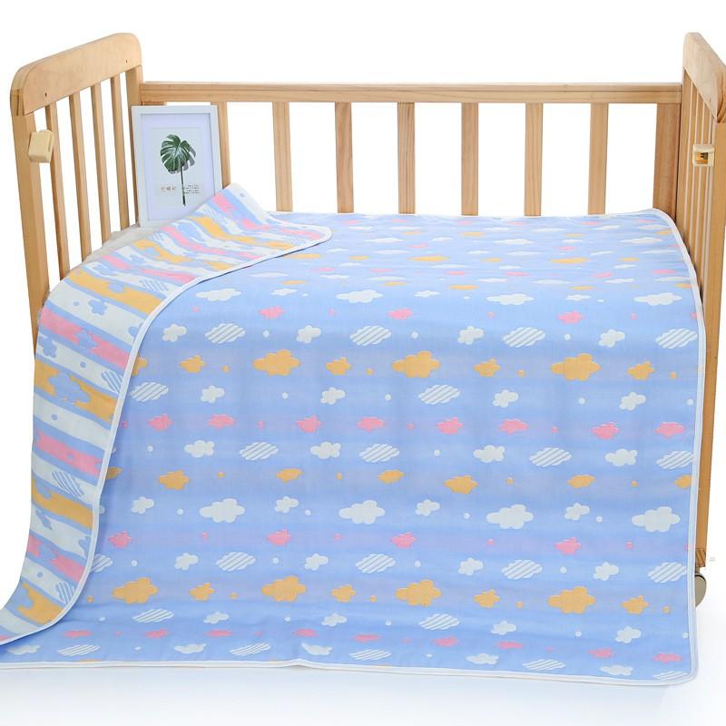 Baby Bath Towel Infant Toddler Blanket Cotton Gauze 6 Layer Muslin Wrap Newborn