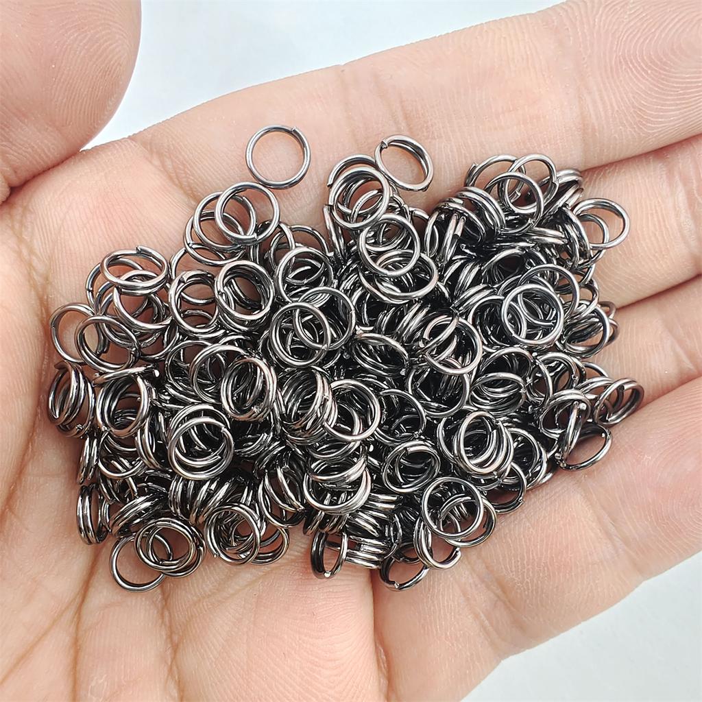 Home Party Supplies Split Connectors Findings Popular 200-500pcs/bag Open Accessories 5 6 8 10mm Jump Rings Rings Double Loops Jewelry Making For DIY