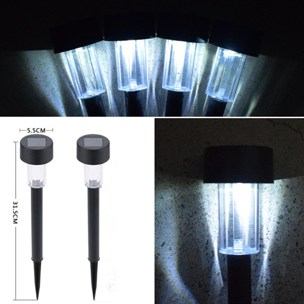 

New 4PCS LED Solar Outdoor & Garden LED Pathway Light Lawn Lamp High Quality Durable