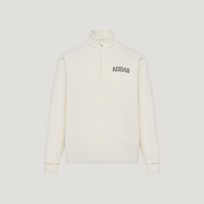 Adidas Unisex Soft Knit Loose Half-Zip Pullover Sweatshirt