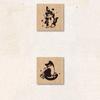 Cute Pet Wooden Rubber Stamps Diy Craft Cat Seal Stamping Black Cat Stamps  Journal Stationery