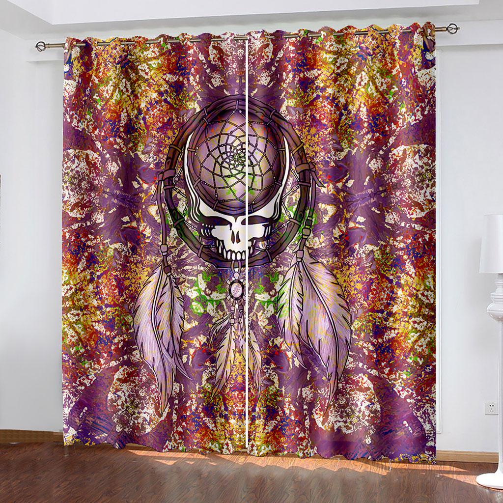 

Dream Catcher Плотные шторы для спальни Теплоизолированные шторы для гостиной Декор Cortinas Para La Sala W132cm x H160cm&Grommet