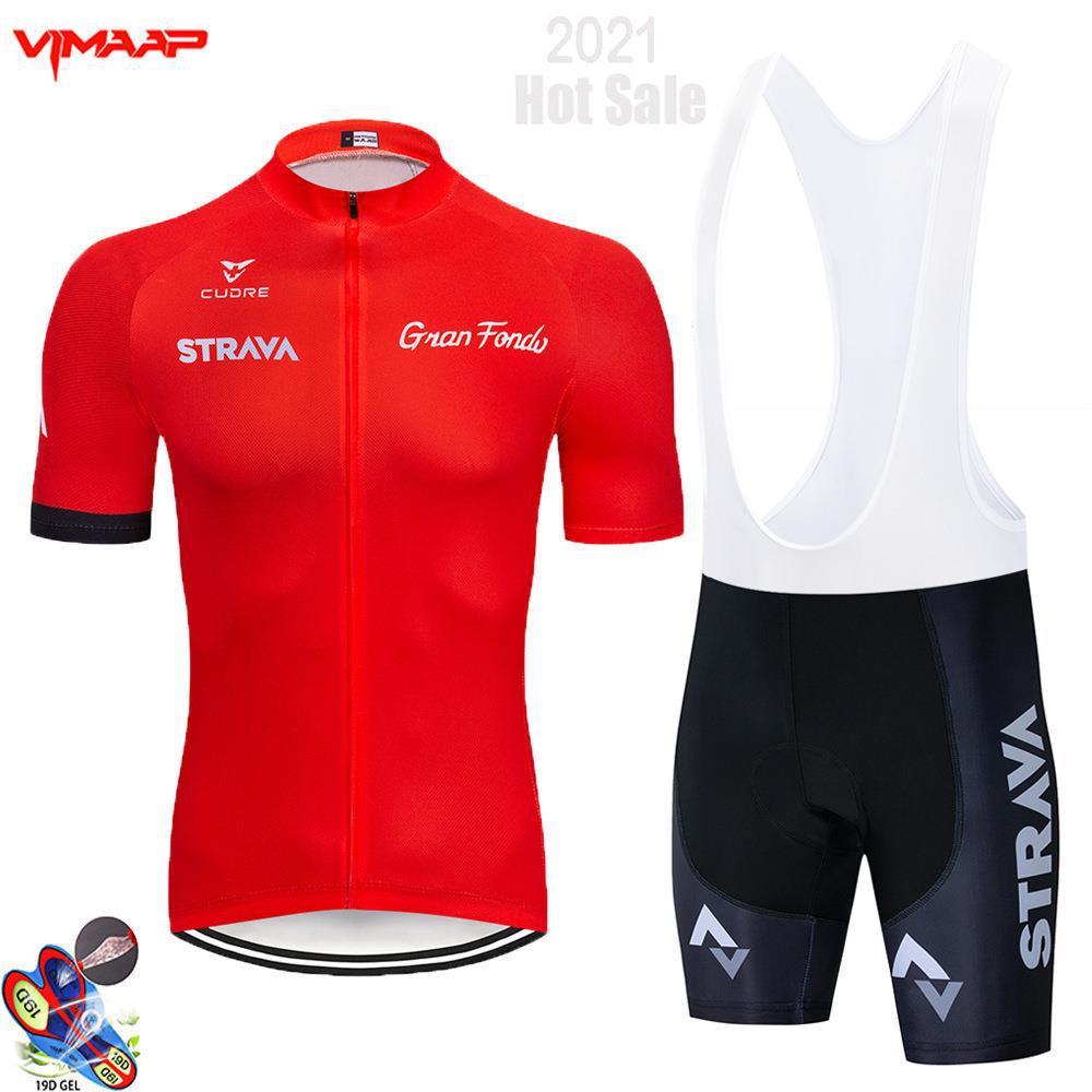 Cycling Suit Short Sleeve Strap Set Mountain Bike Men's Summer Riding Gear