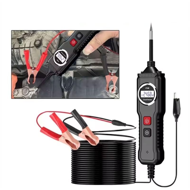 Fast Response Electrical Diagnostic Tool With Voltage And Resistance Testing Up To 2000 Ohms For Car Electrical Systems