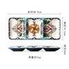 European-style Creative Hand-painted Ceramic Tableware Irregular Western Food Plate Fashion Household Plate Bowl Set Steak Plate