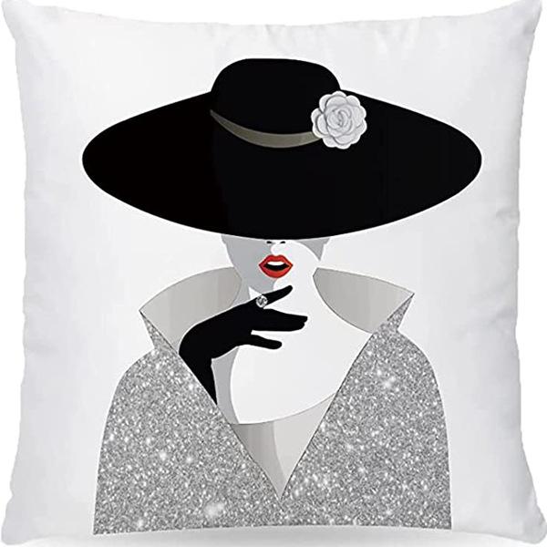Perfume Bottle Pillow Cover Fashion Women'S Pet Home Sofa Car Ornament French Cushion Cover Premium Durable Quality